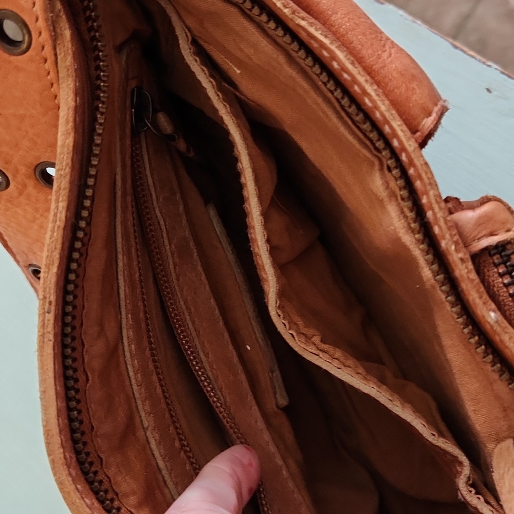 Free People Leather Crossbody Sling Bag - Picture 7 of 8